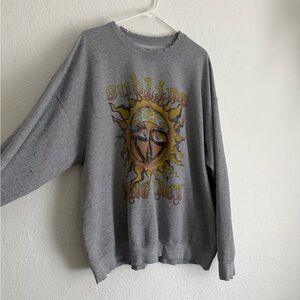 Urban Outfitters Gray Sublime Graphic Sweater